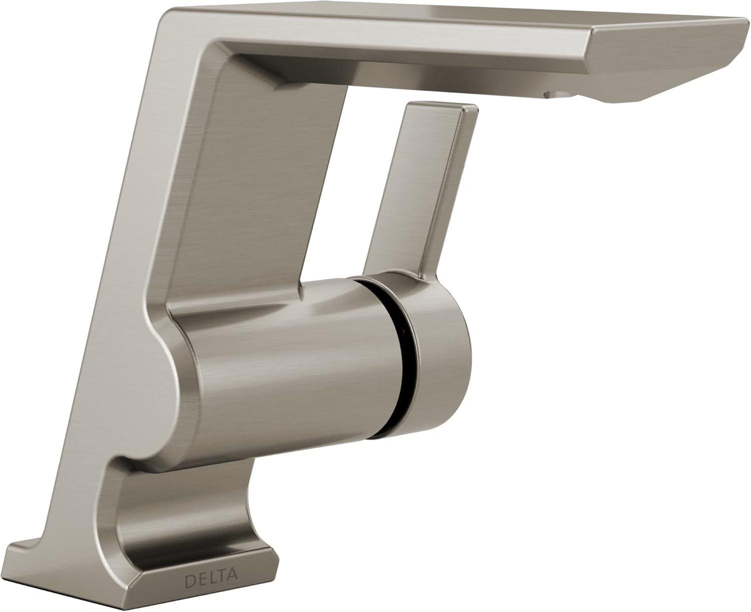 Sleek Pivotal 5.5" Stainless Steel Single Hole Faucet with ADA Compliance