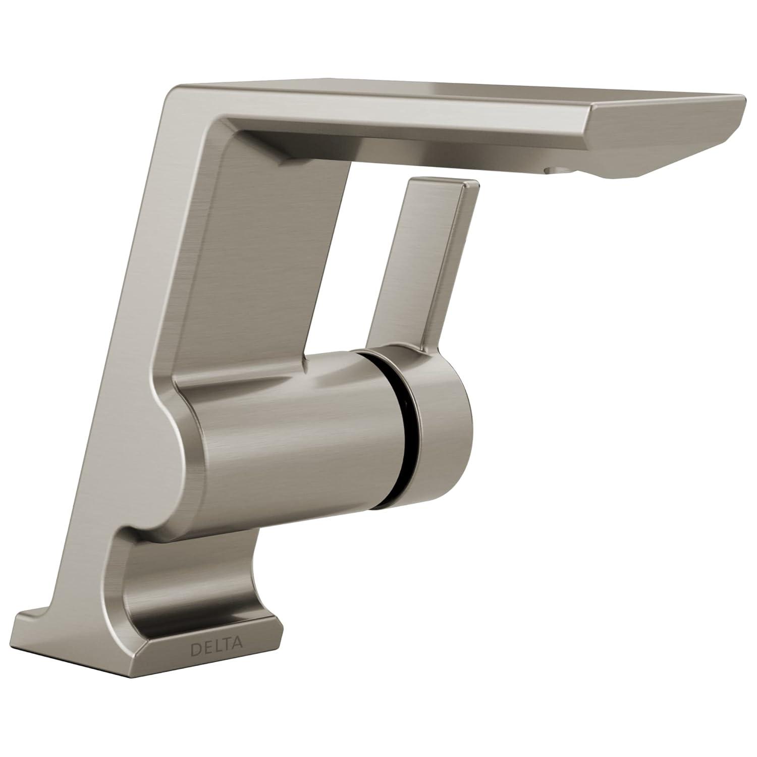 Pivotal Single Hole Bathroom Faucet with Drain Assembly