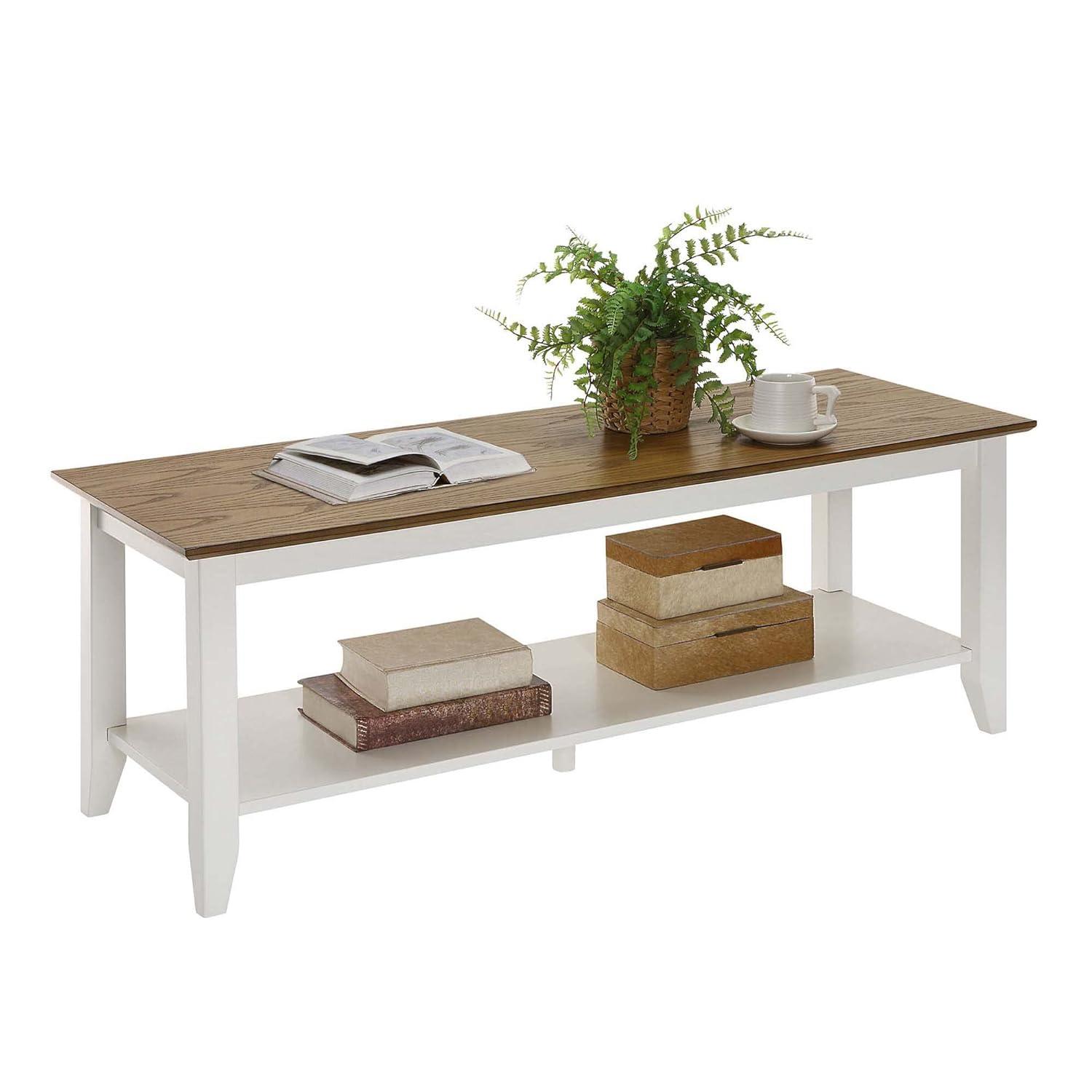 Convenience Concepts American Heritage Coffee Table with Shelf