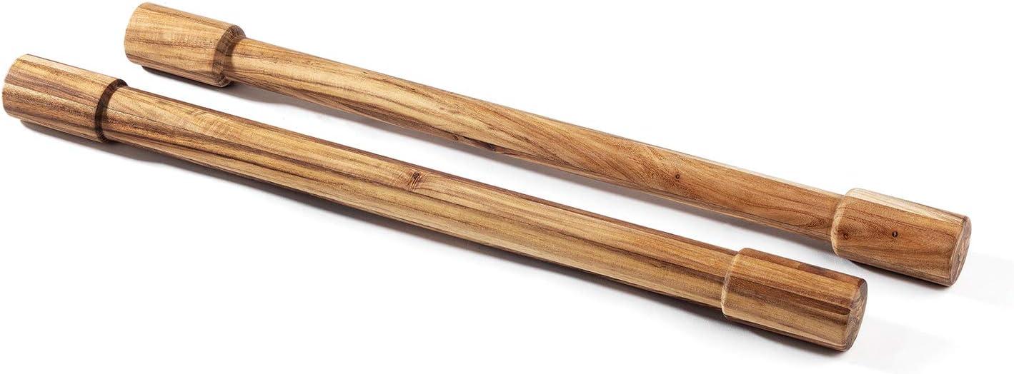 Ironwood Gourmet Acacia Wood Rolling Pins, Set of 2 Long Rolling Pins