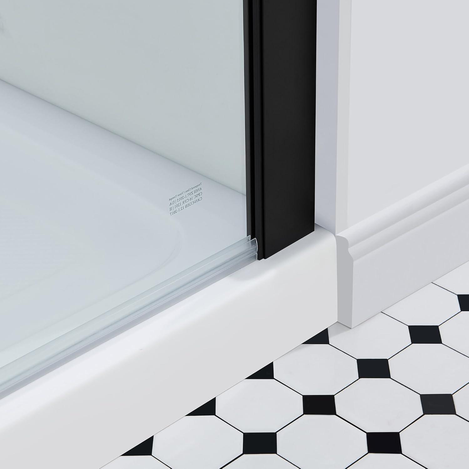 OVE Decors Bel Soft Close Stainless Steel 3-Piece 32-in x 48-in x 81-in Base/Door Corner Shower Kit