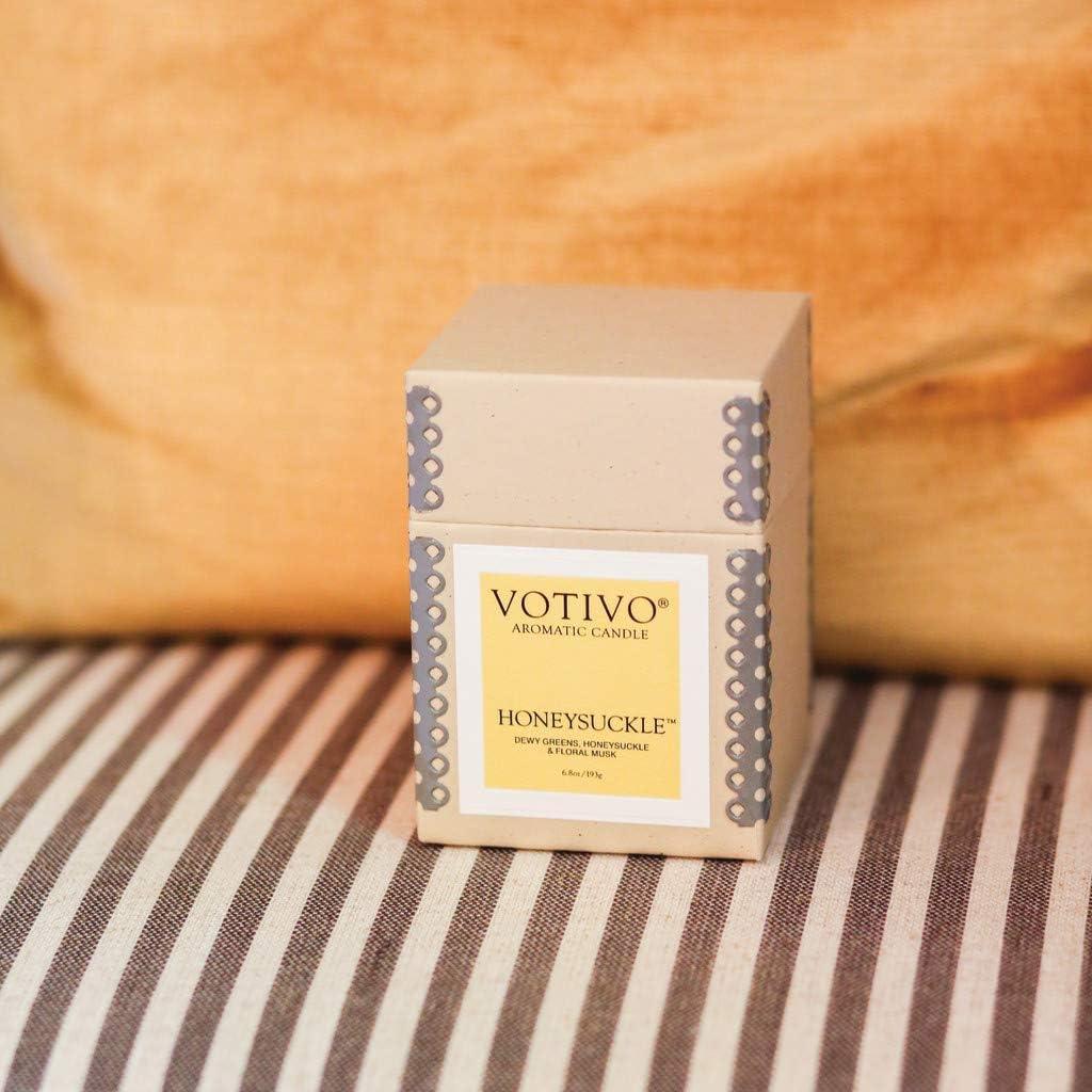 Votivo Aromatic Candle Honeysuckle White 6.8OZ