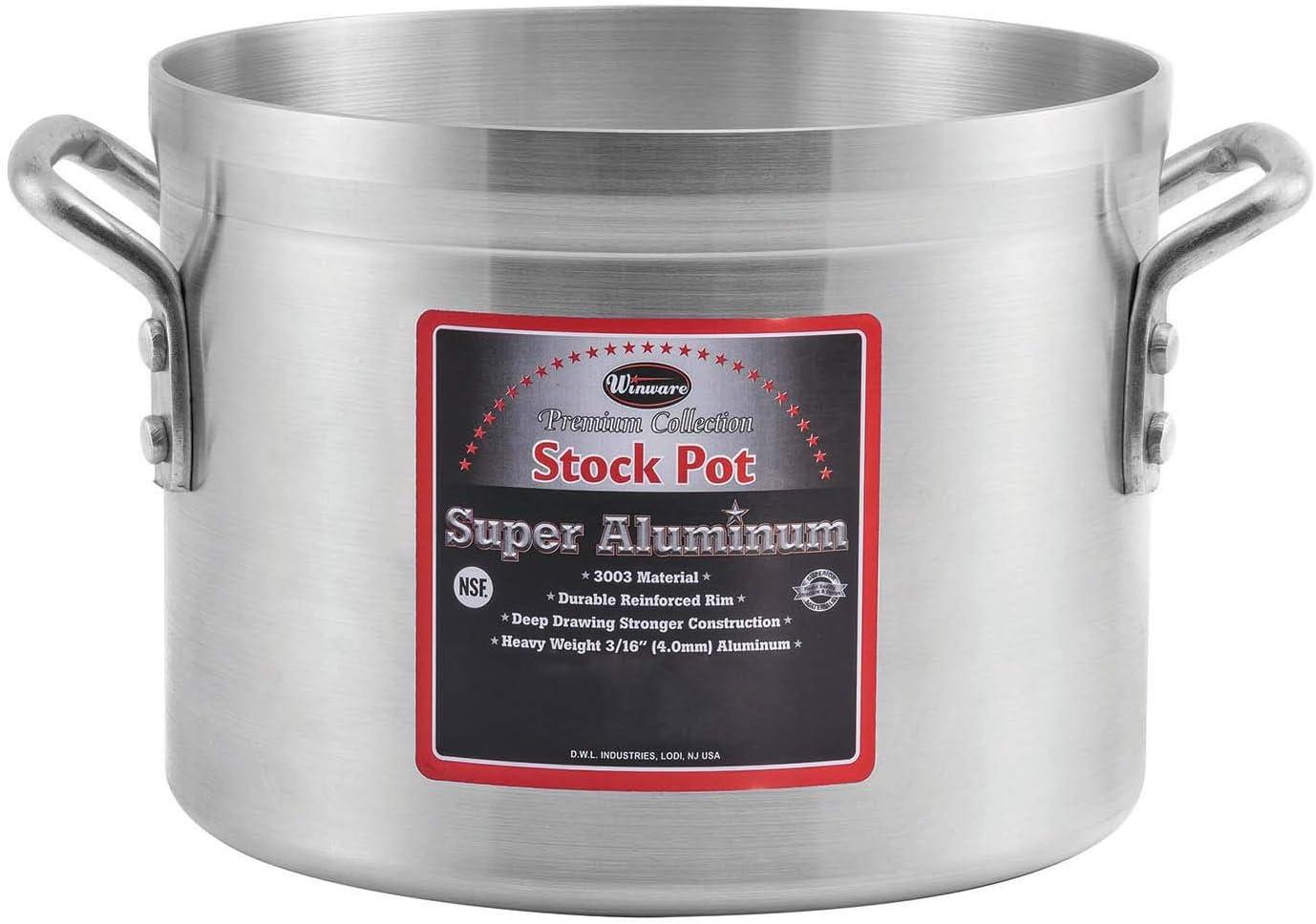 16 Quart Heavy Duty Aluminum Stock Pot