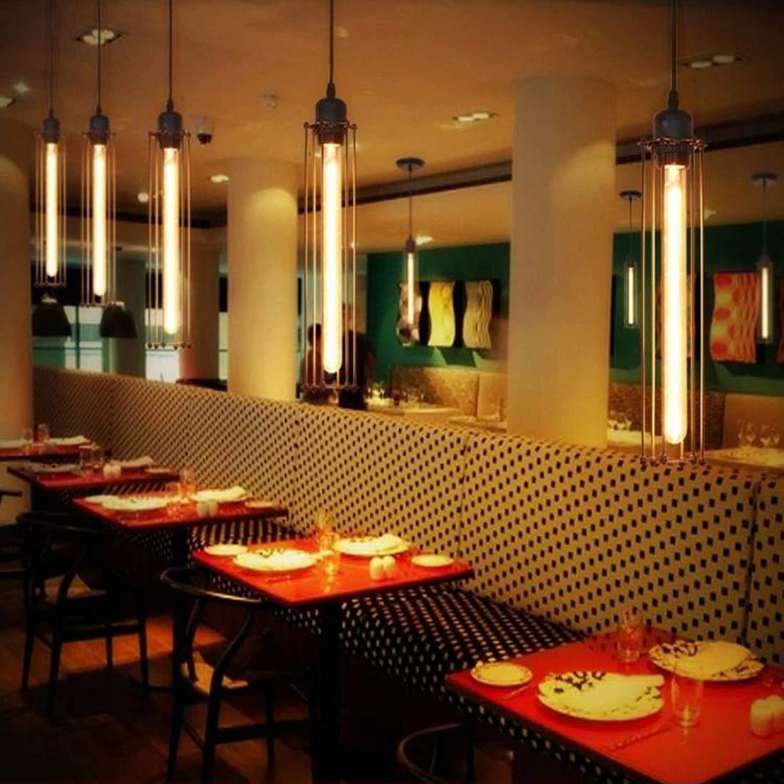 Dimmable T10 led Long Bulb 8W Equal 80 watt E26 Light Bulb Warm White 2700K Edison Tube Light Bulbs 700LM for Rustic Pendant,Industrial Pipe,Wall sconces,8.9inch,Pack of 4