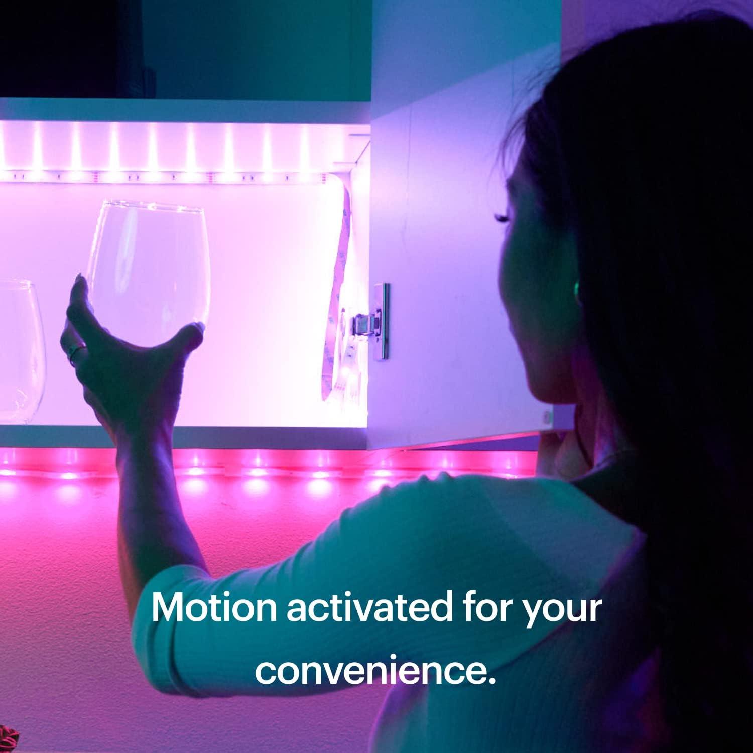 Amber Flow 64-Foot RGB LED Light Strips with Remote