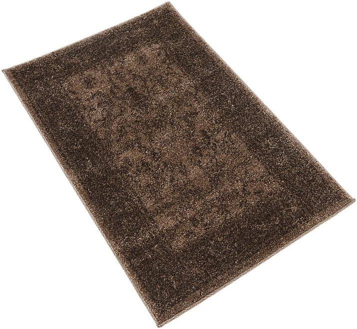 Unique Loom Floral La Jolla 7 x 10 (ft) Loomed Polypropylene Light Brown/Dark Brown Rectangular Indoor Floral/Botanical Area rug