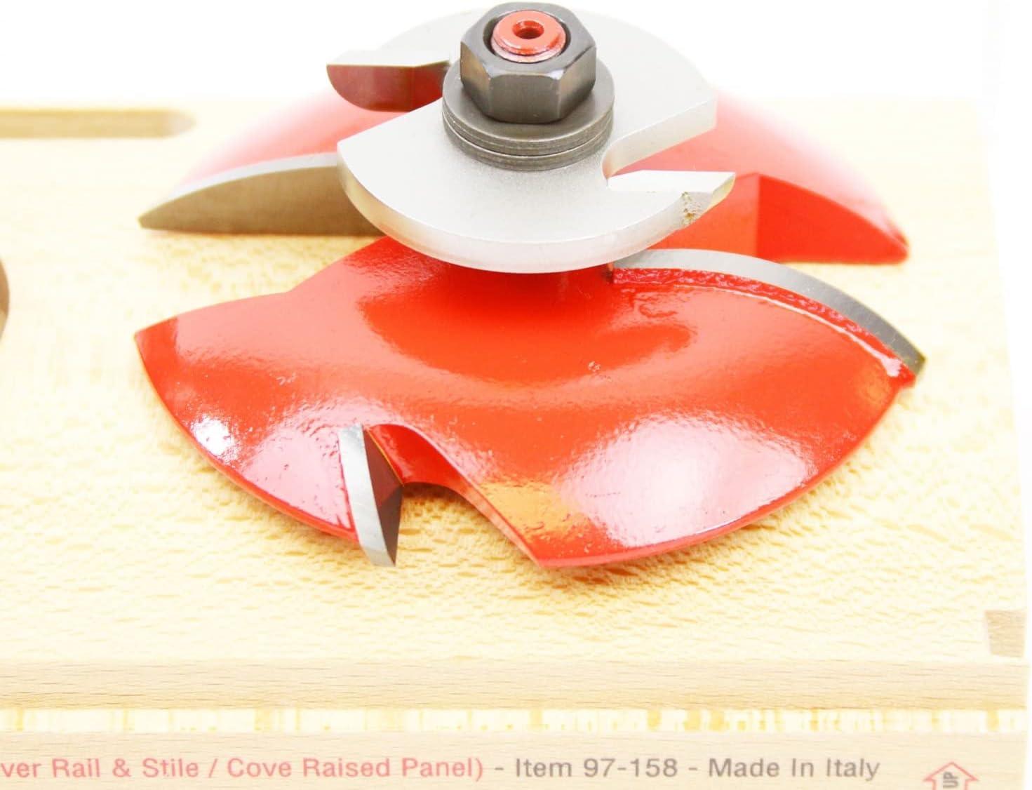 Freud 3-Piece Adjustable Cabinet Door Router Bit Set