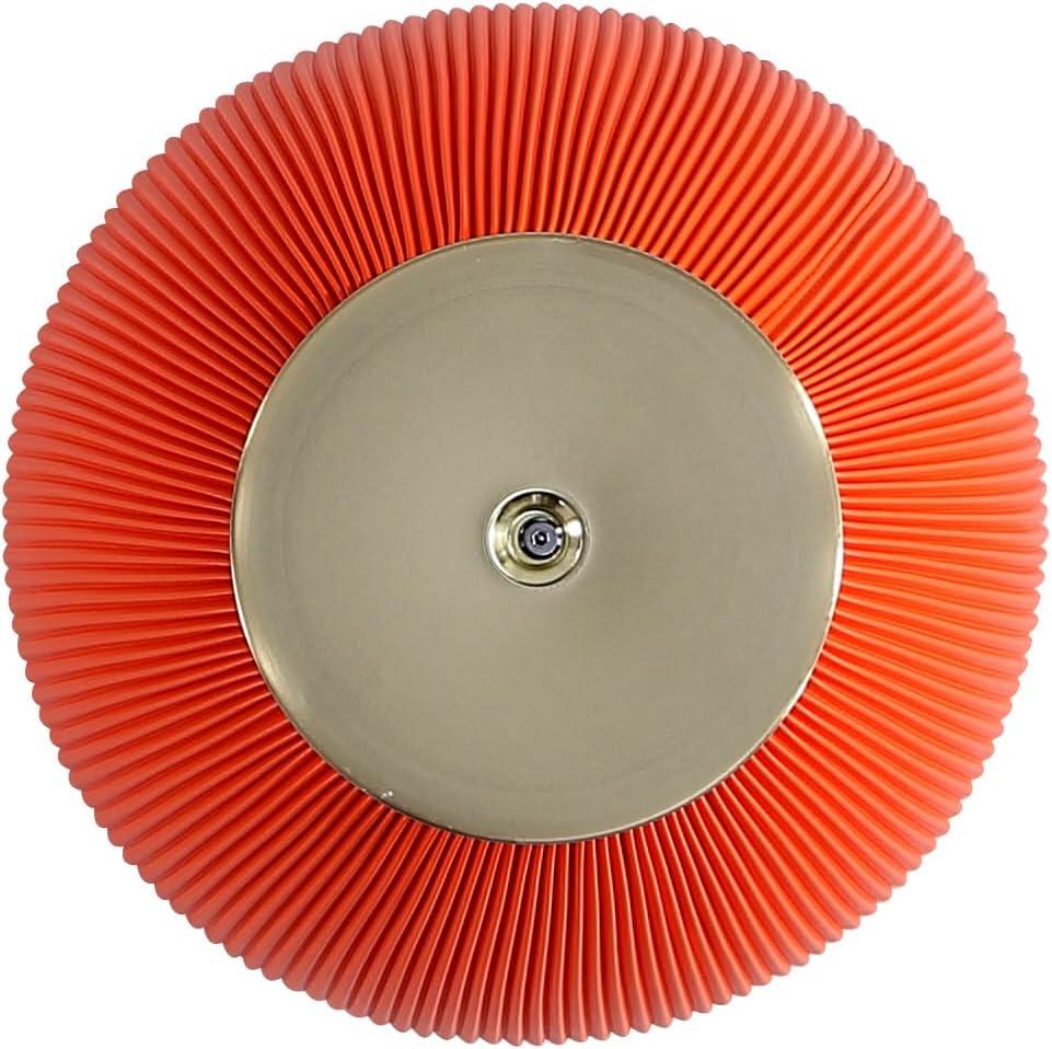 Manhattan Comfort 2pc Anderson Modern Leatherette Upholstered End Table Set Orange: Faux Marble, No Assembly Required