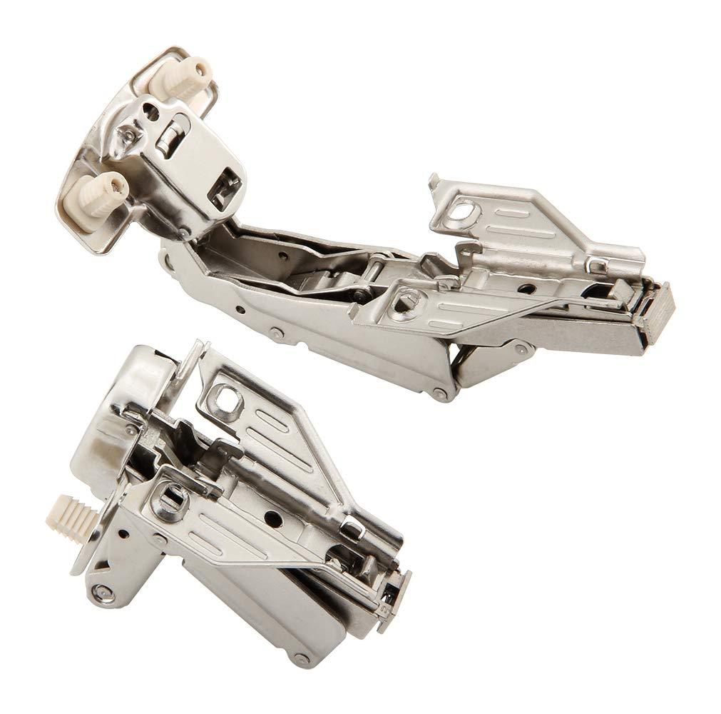 Silverline Lazy Susan Corner Hinge Clip On 165 Angle Cabinet Hardware with Face Frame Base Plate 1 Pair
