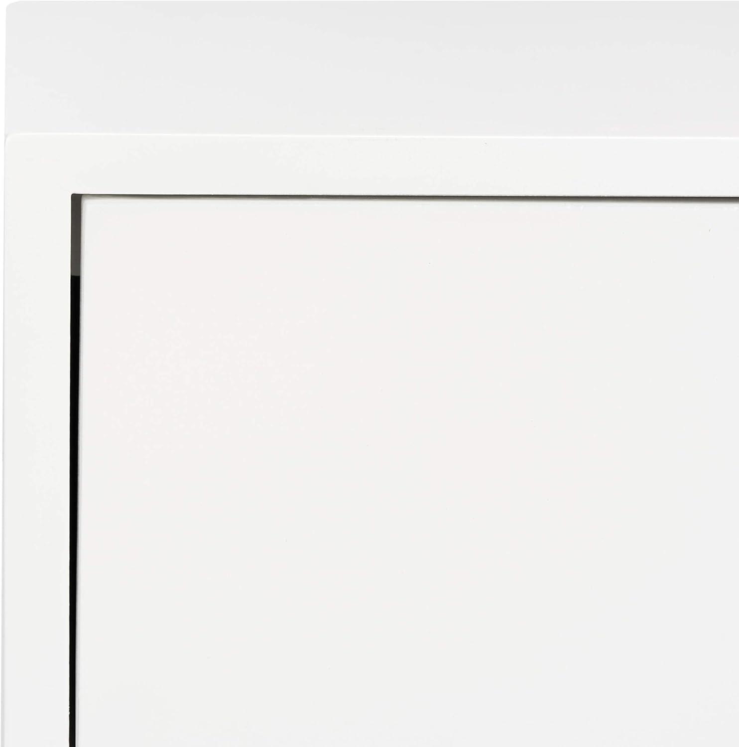 Zarina Modern Cross Leg End Table - White - Safavieh.