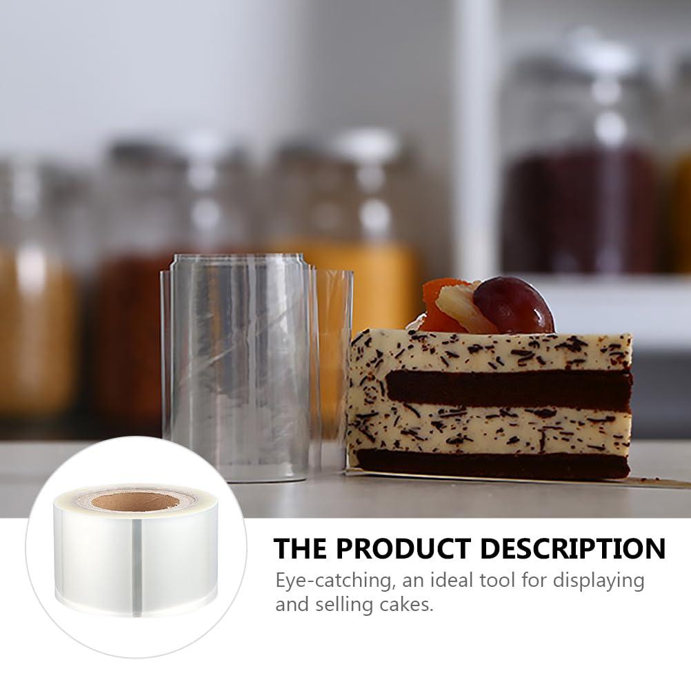 COOPHYA Decoración de Pasteles Envoltura de Pastel Transparente para Suministros de Panadería Baby Shower 1 Juego 787X0.3X0.004In