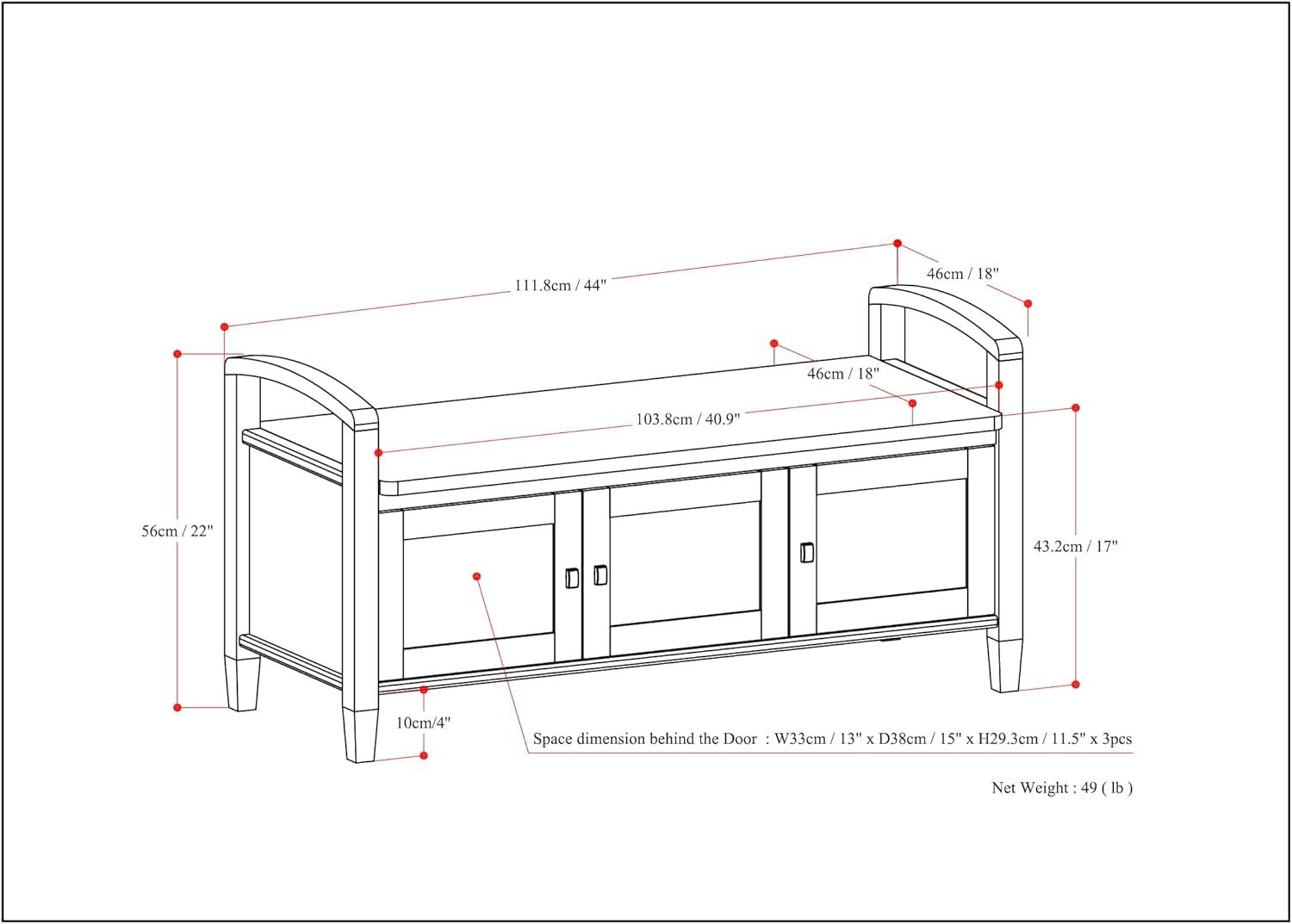 Nortonville Upholstered Storage Bench