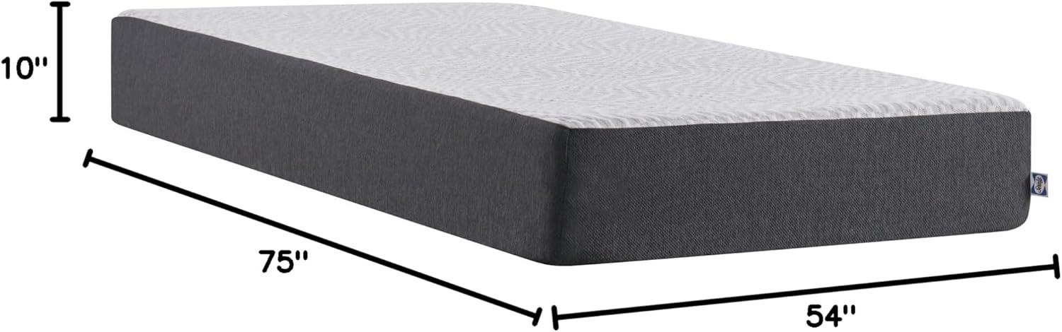 Sealy Essentials 10" Gel Memory Foam Mattress-in-a-Box, Full, Adult