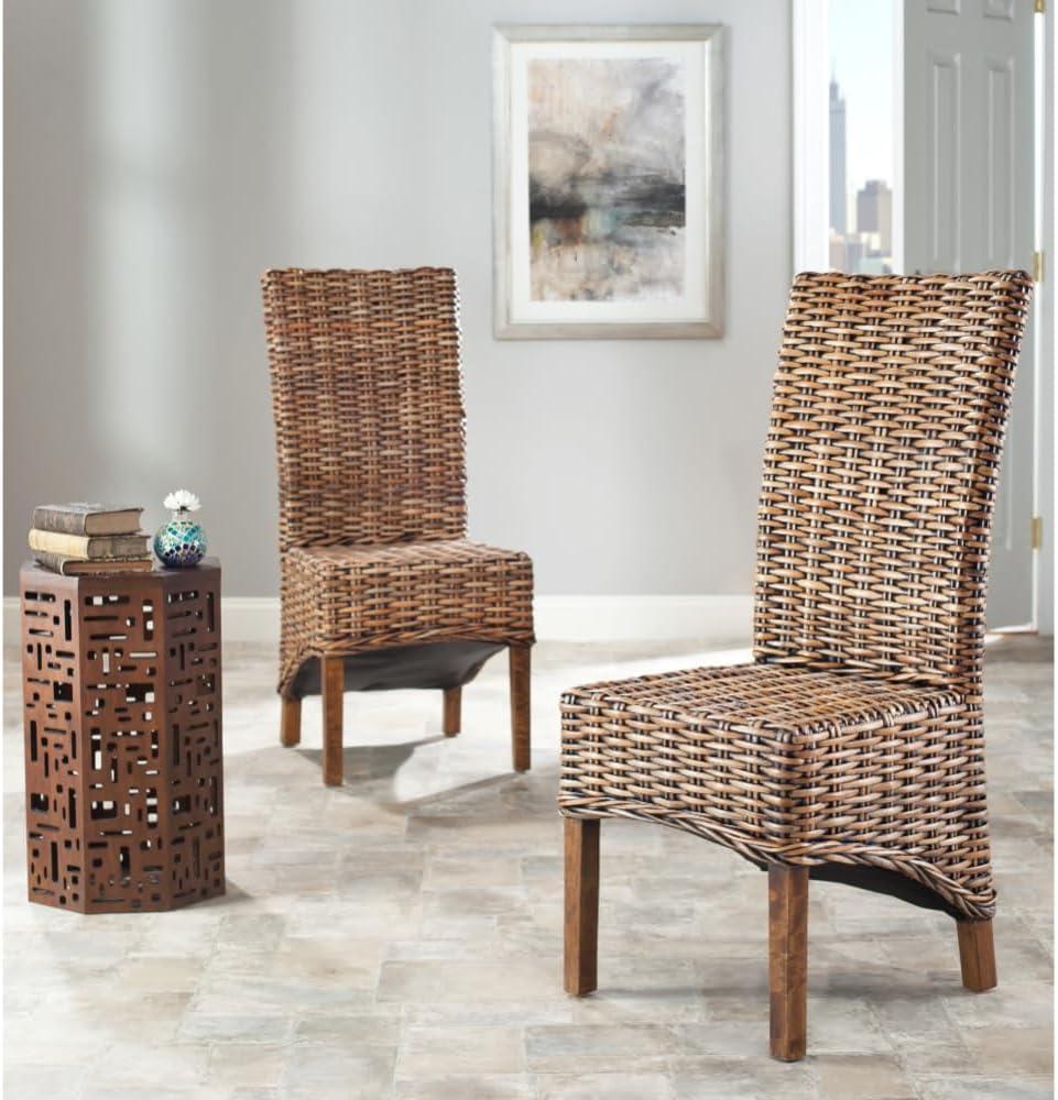 Isla Dining Chair (Set of 2) - Brown - Safavieh