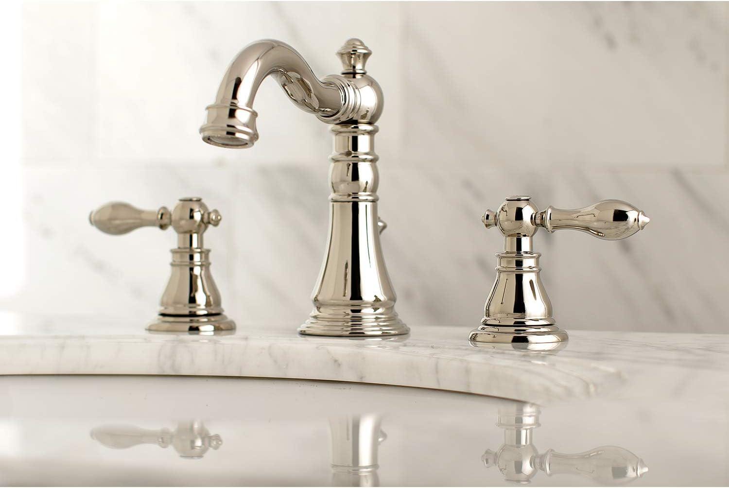 Fauceture FSC1979ACL American Classic Widespread Bathroom Faucet, Polished Nickel