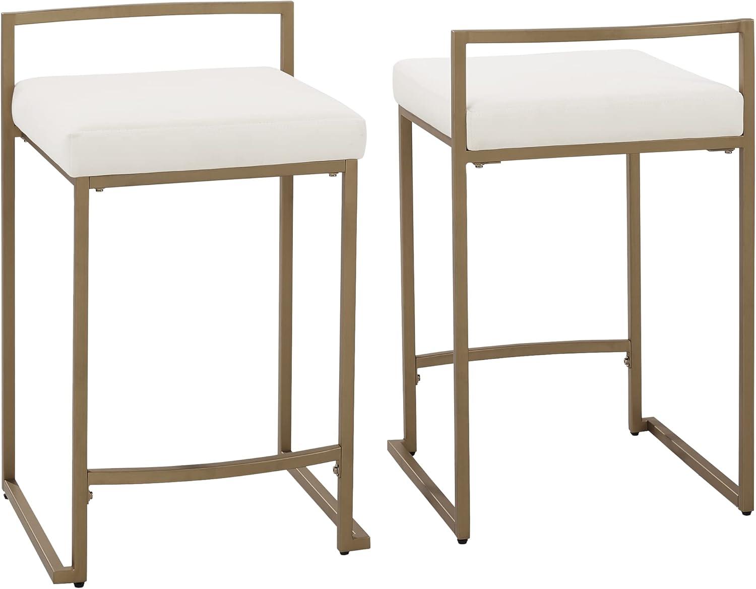 Set of 2 Harlowe Counter Height Barstools - Crosley