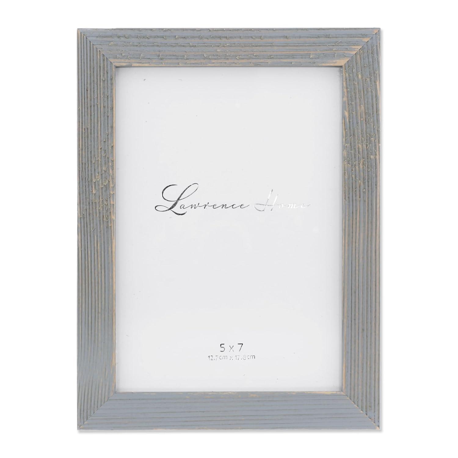 5x7 Charlotte Weathered Gray Wood Picture Frame