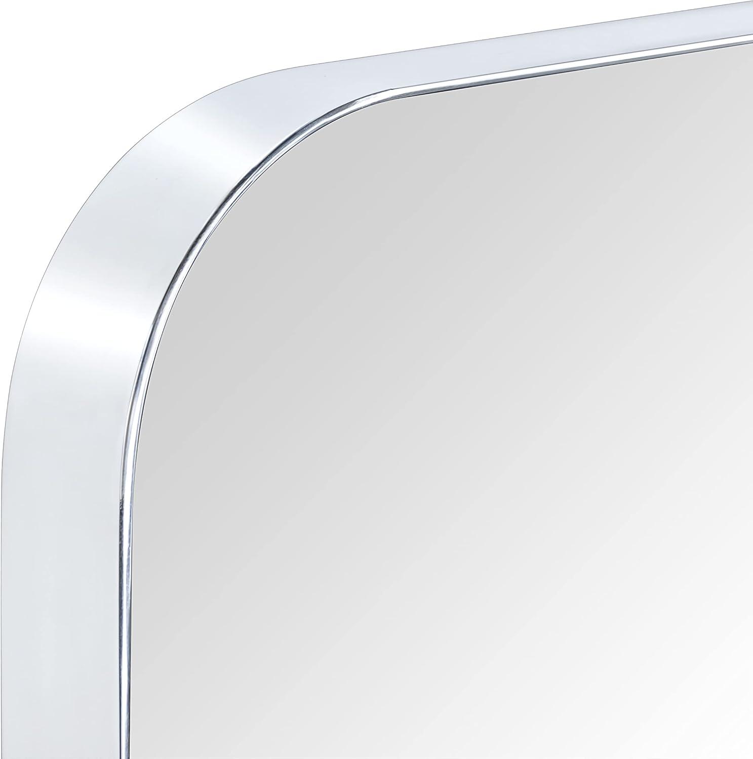 Sabine Metal Rounded Rectangle Wall Mirror