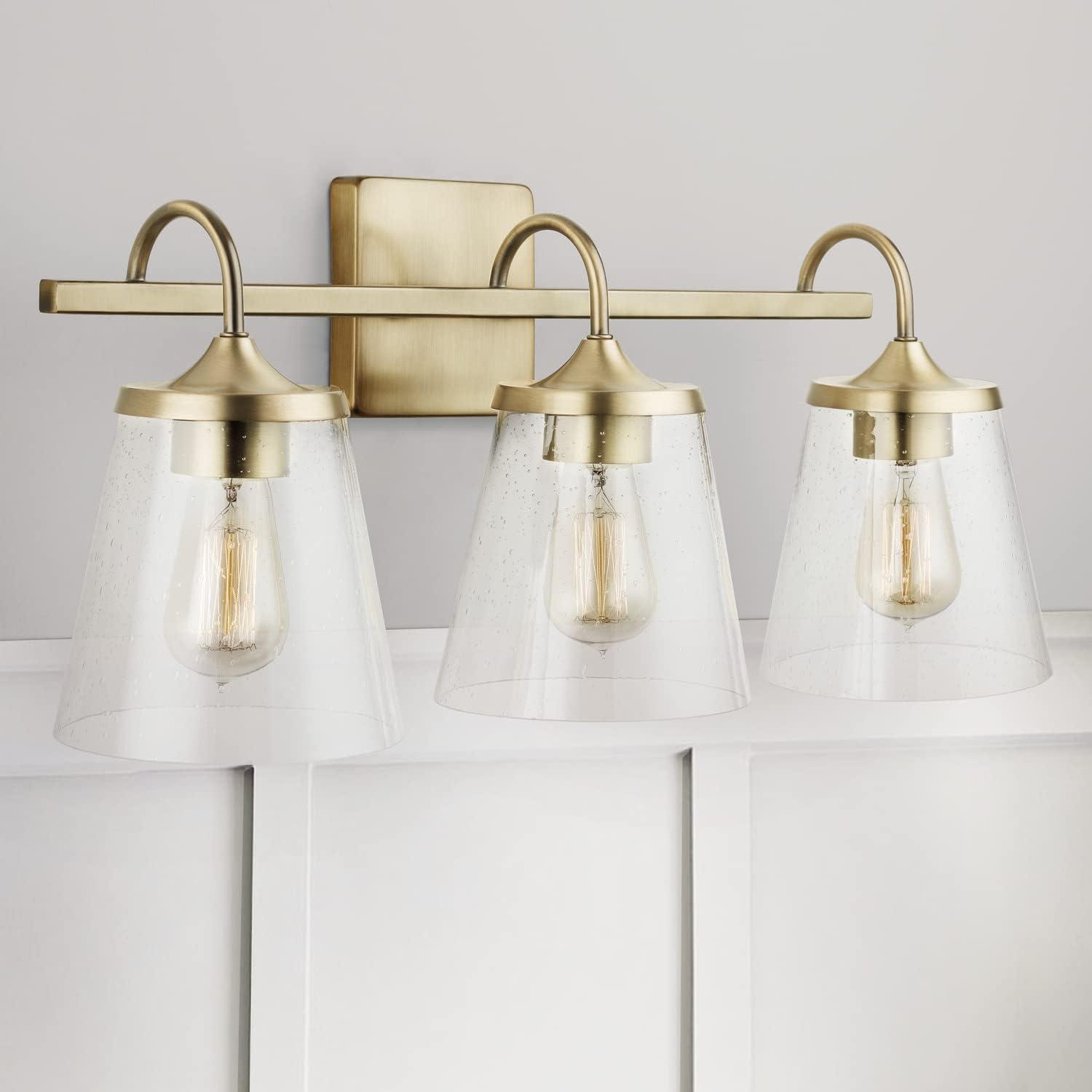 Capital Lighting - 3 Light Transitional Bath Vanity Approved for Damp Locations