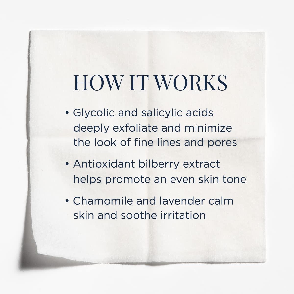 Overnight Glycolic Acid Exfoliating Pads for All Skin Types
