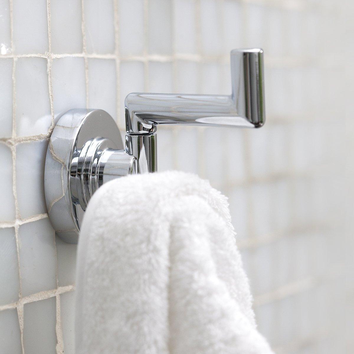 Neo Double Robe Hook in Polished Chrome
