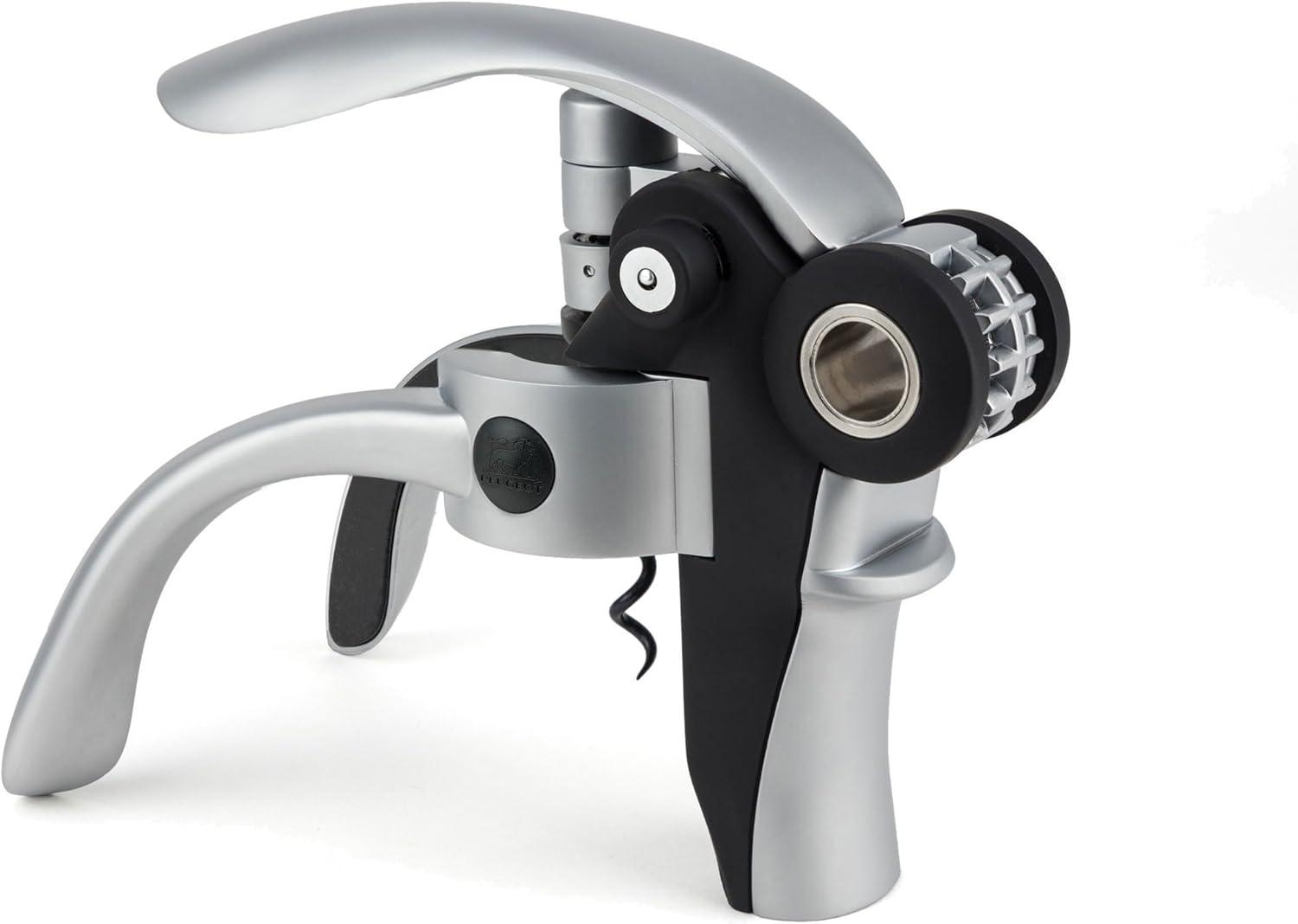 Baltaz Black and Silver Lever Corkscrew with Foil Cutter