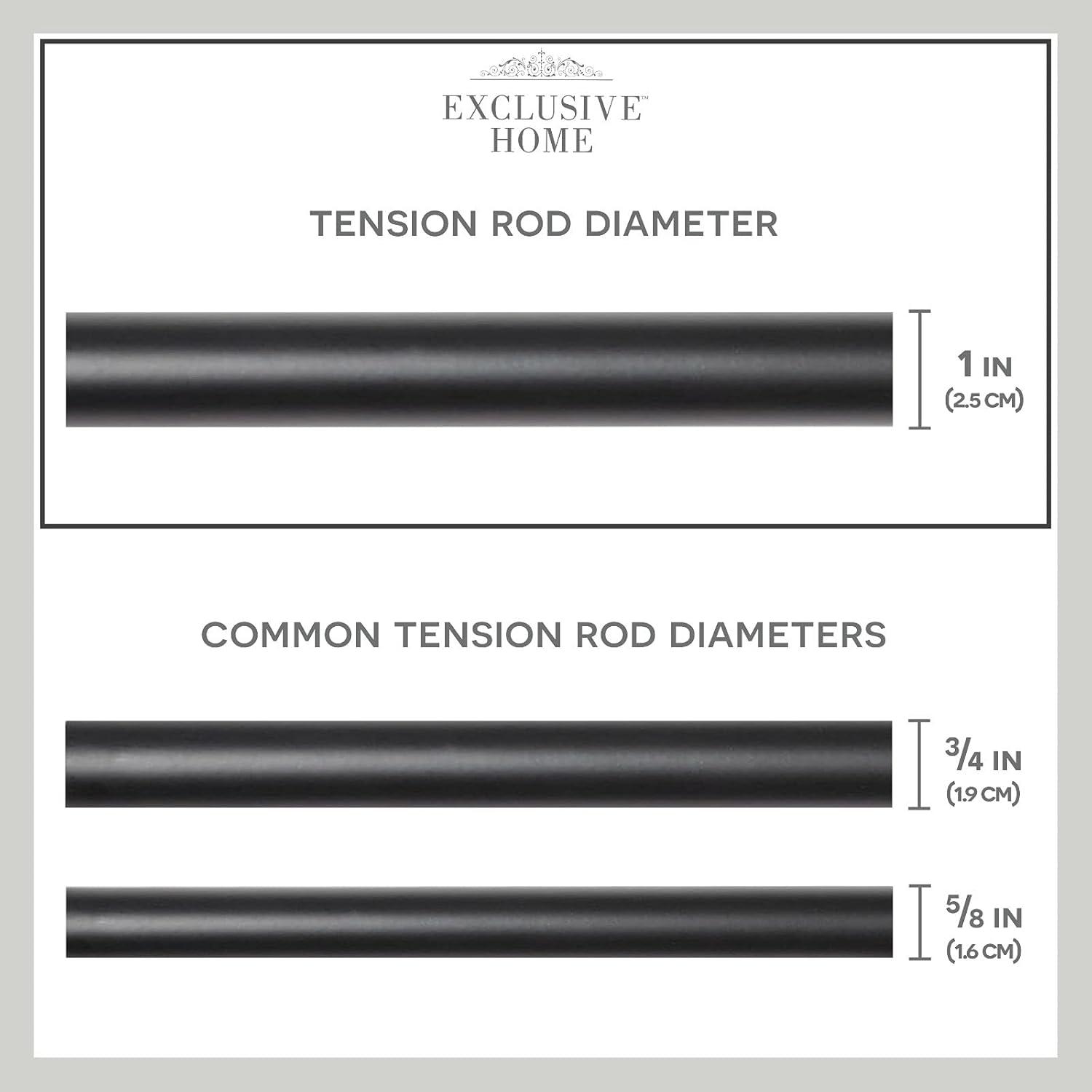 Dawnview Exclusive Home Tension Rod, Adjustable