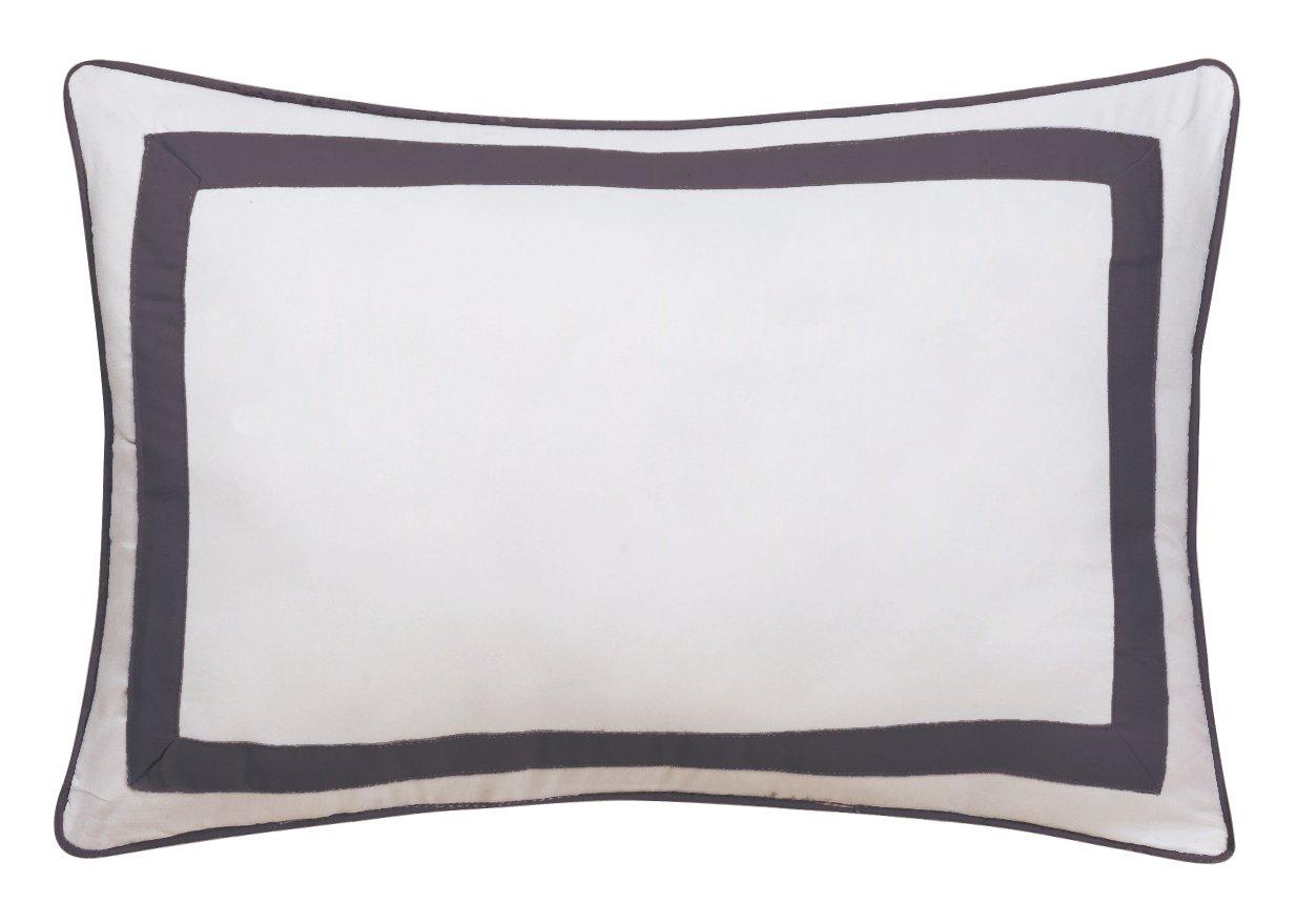 Chic Home 8 Piece Mesa Quilt Cover Set, Queen, Grey