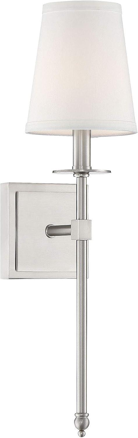 Savoy House Monroe 1 - Light Wall Light in  Satin Nickel