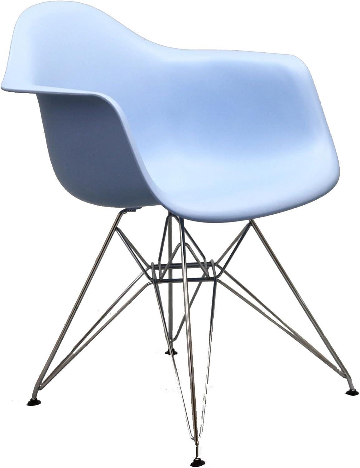 Modway Modway Plastic Dining Chair with Wire Base
