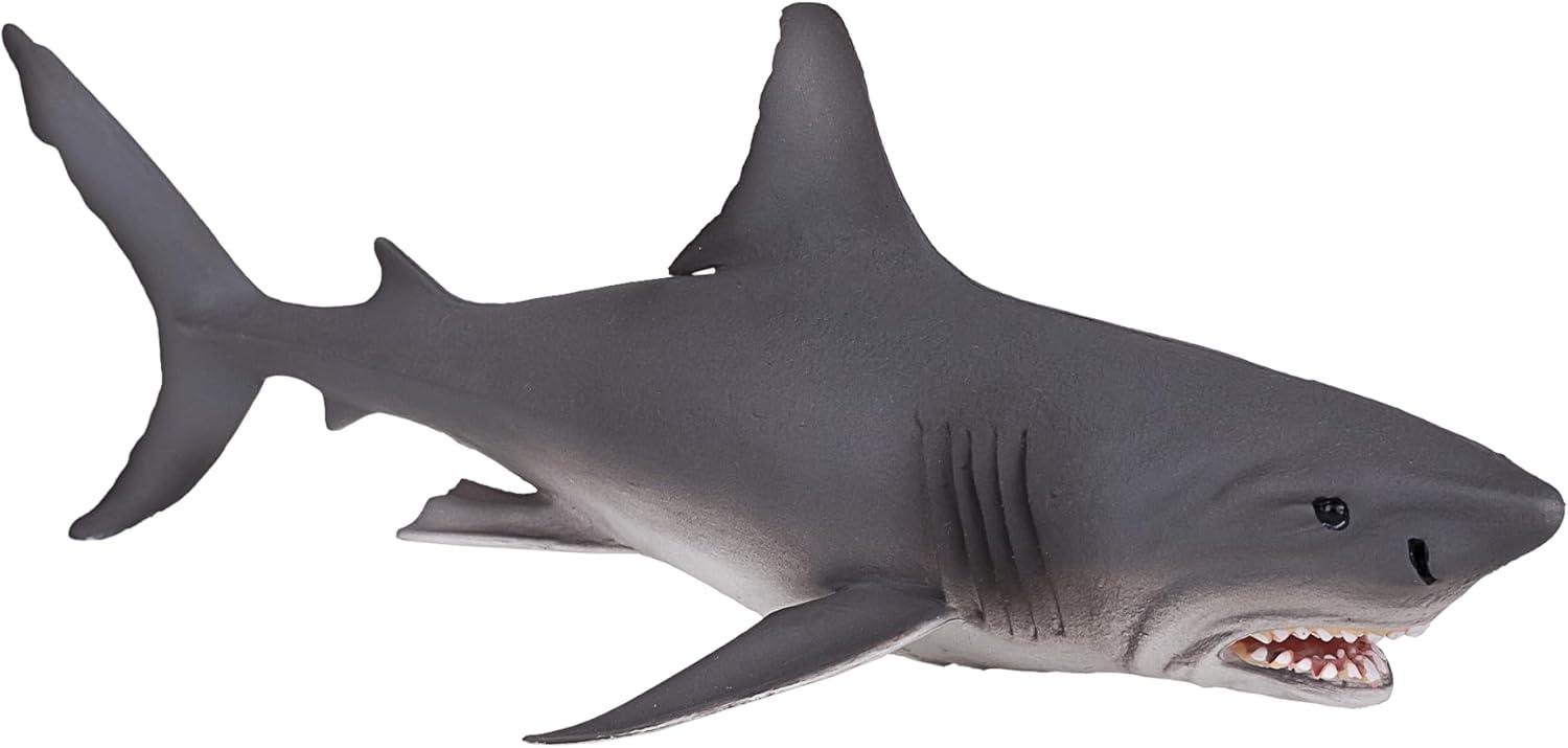 MOJO - Realistic International Wildlife Figurine, Large Great White Shark