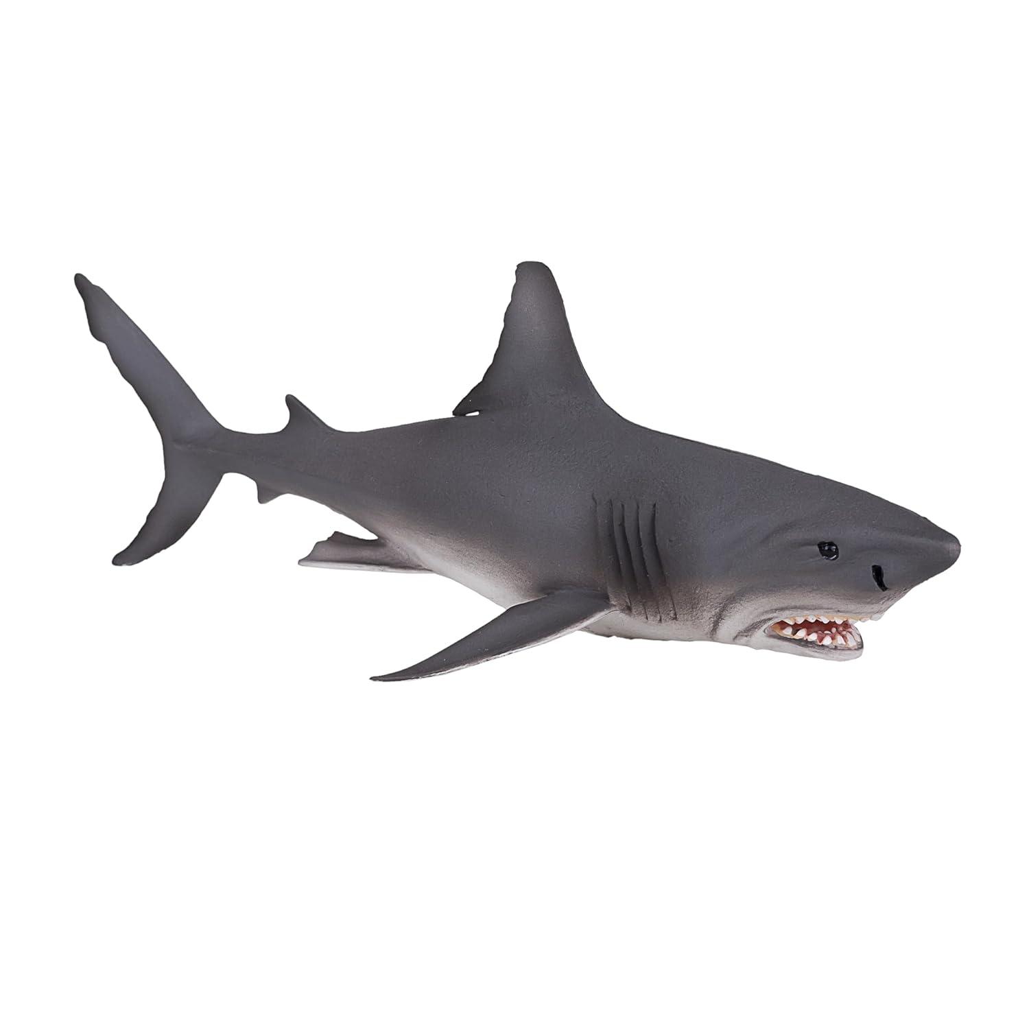 MOJO - Realistic International Wildlife Figurine, Large Great White Shark