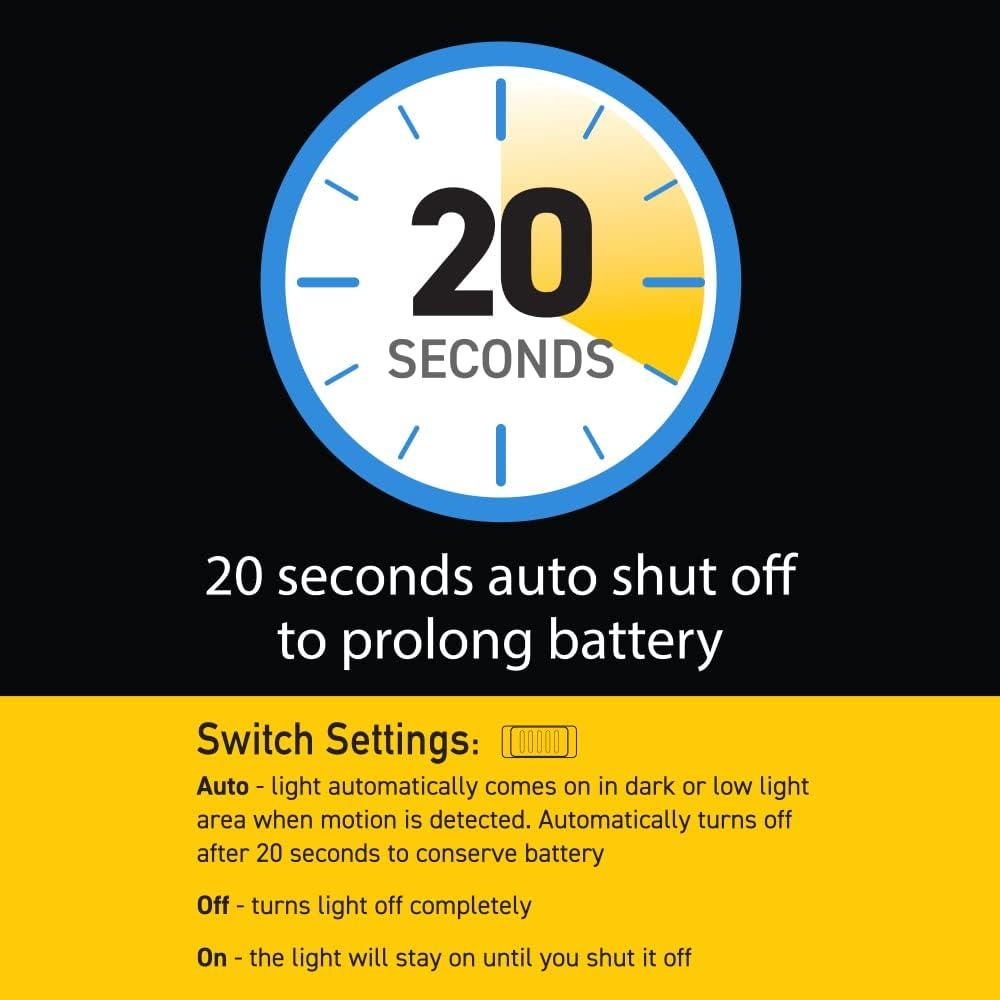 Sensor Brite SlimBeam+ Motion Activated or Manual Under Cabinet Light 1 pk