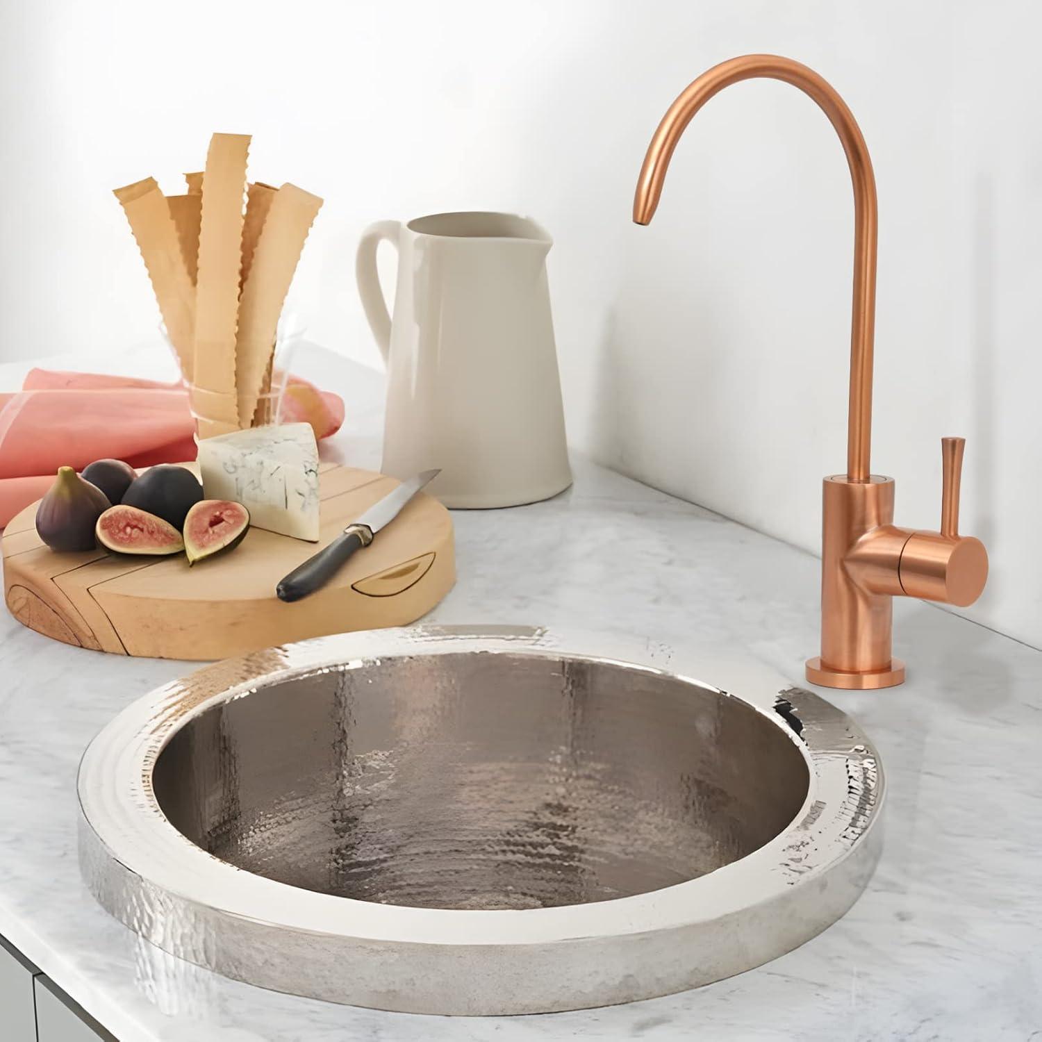 Copper Kitchen Water Filter Faucet Fits Most Reverse Osmosis Units