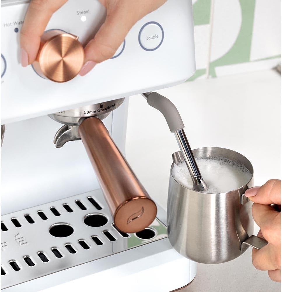 Café ™ Matte White Bellissimo Semi-Automatic Espresso Machine