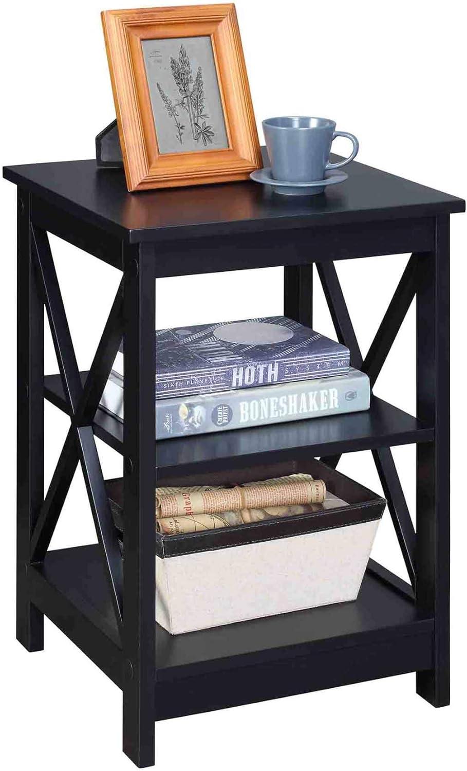 Oxford End Table With Black Finish