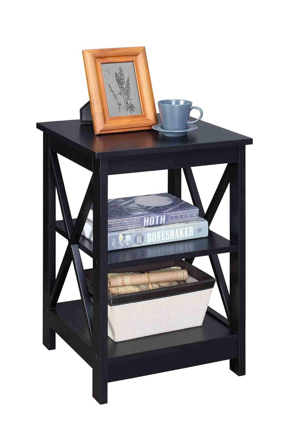 Oxford End Table With Black Finish
