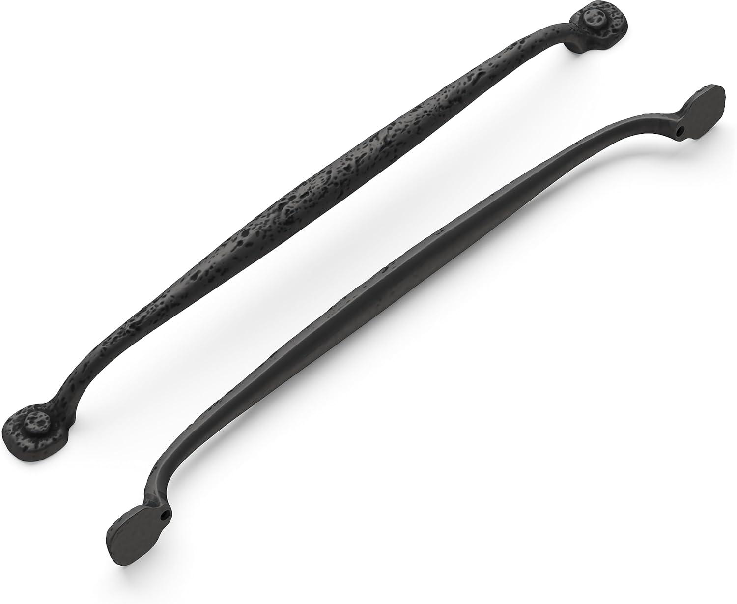 Refined Rustic Kitchen Cabinet Handles, Solid Core Drawer Pulls for Cabinet Doors