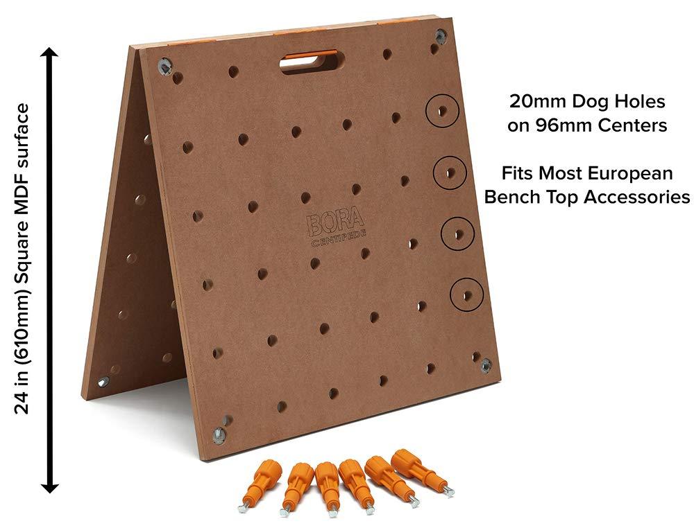 Bora Portamate Centipede Metric Table Top 20Mm Dog Holes