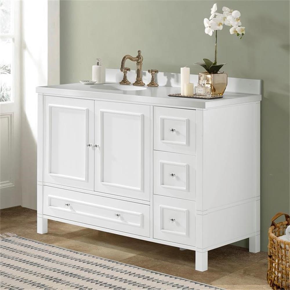 Williamsburg 48"W Style Vanity Cabinet With Soft Close Doors And Drawers