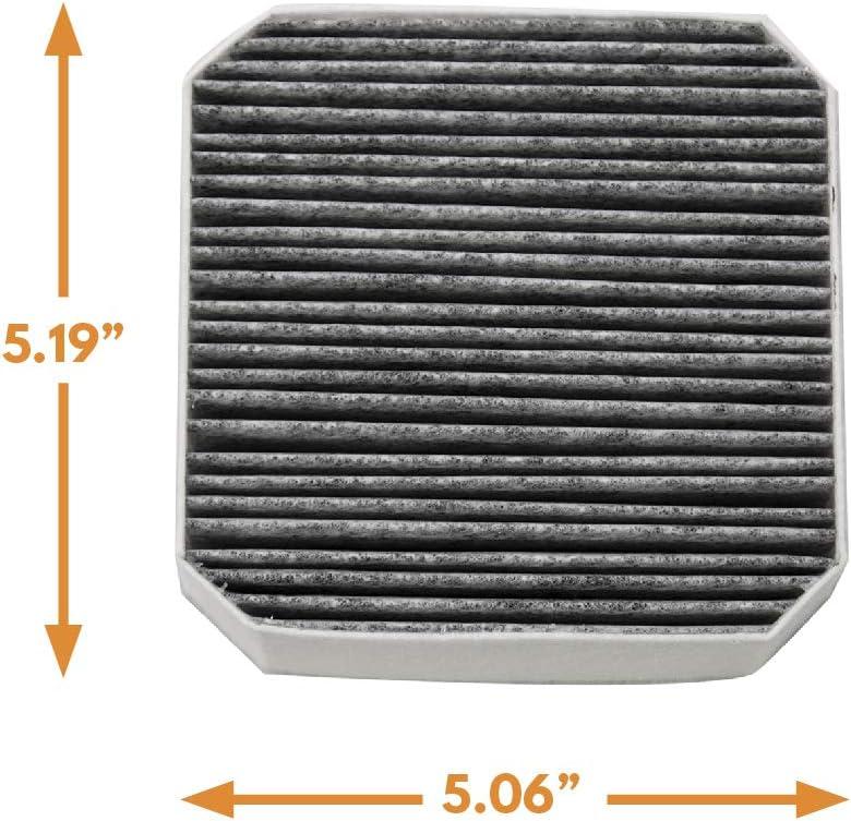 Filter-Monster – Replacement HEPA Filter with 2 Coconut Carbon Pre-Filters, Set of 3 – Compatible with Molekule PECO-Filter and Pre-Filter for Molekule Air Purifier