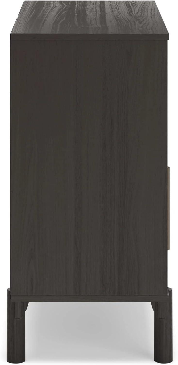 Signature Design by Ashley Contemporary Brymont Accent Cabinet  Dark Gray