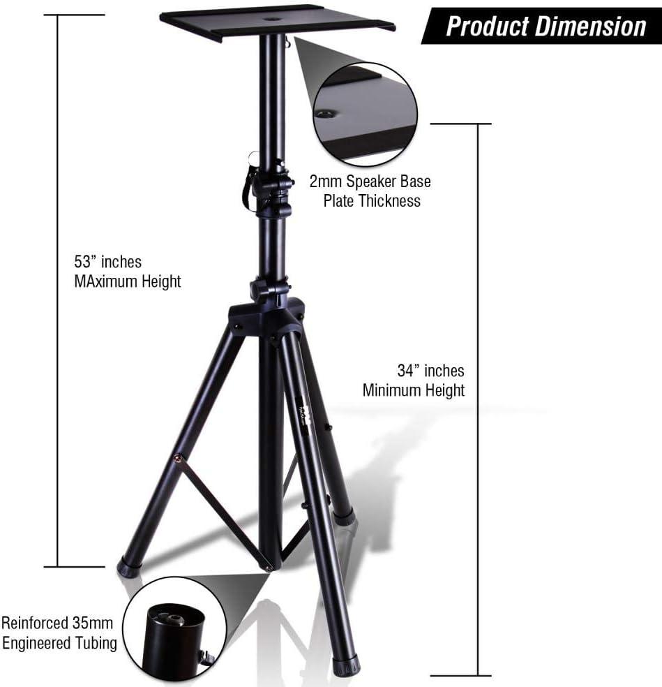 Pyle 53'' Adjustable Height Speaker Stand