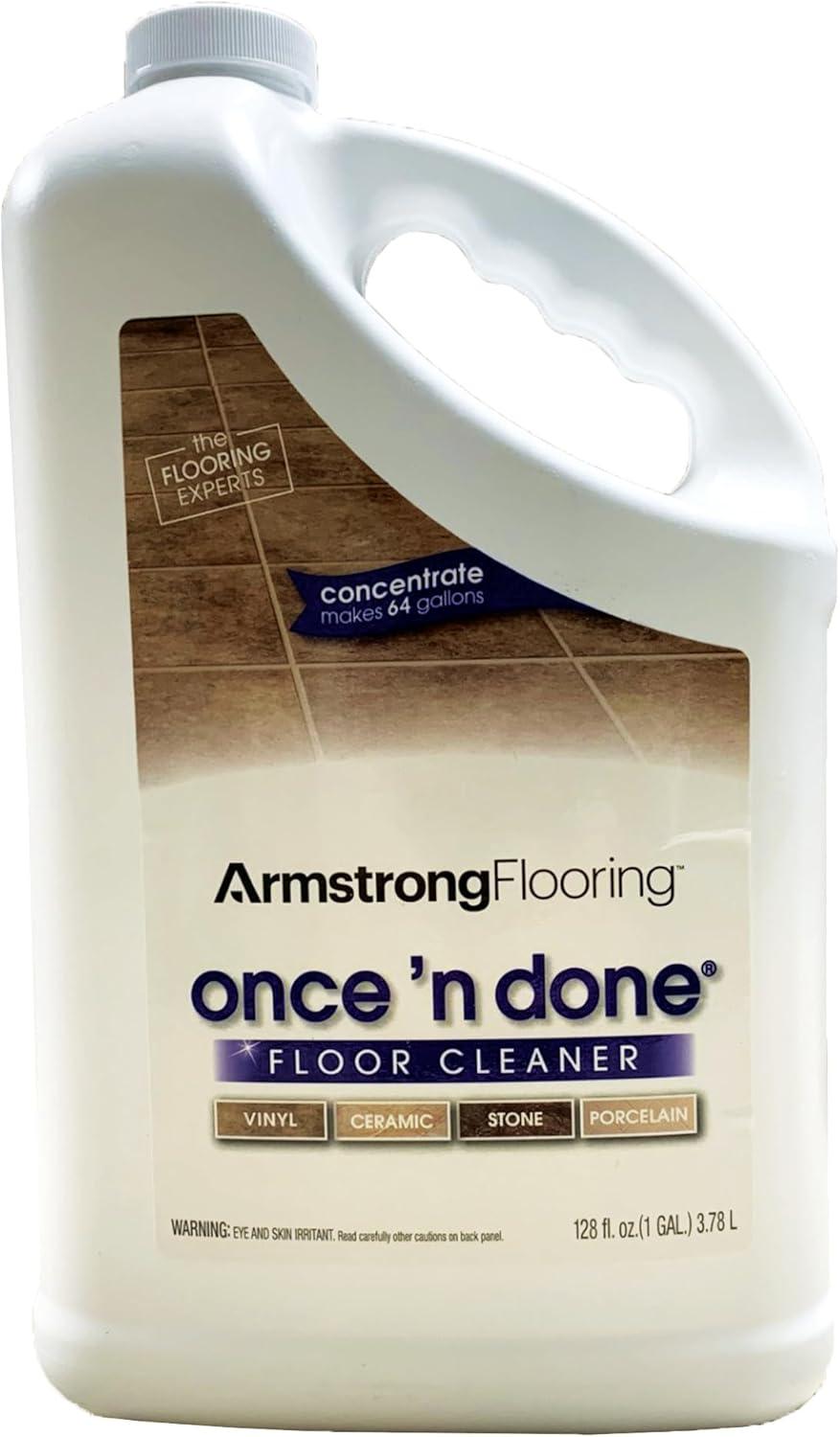 Armstrong Once 'N Done 128 oz Unscented Liquid Floor Cleaner