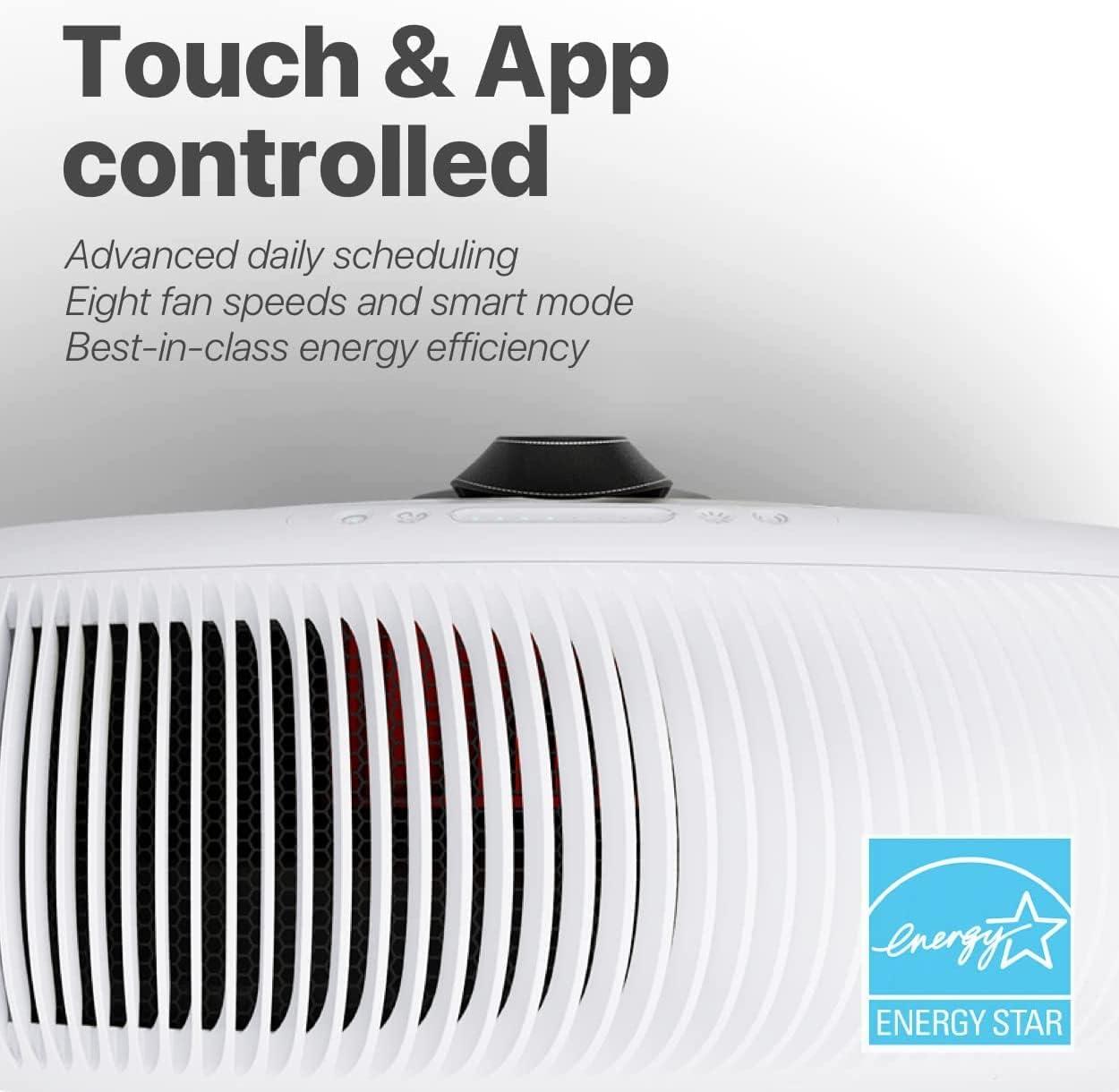 IQAir Atem X Air Purifier for Large Room in Home, Kitchen, Living Room, Office up to 1650 Sq. ft., HyperHEPA Filters Viruses, Bacteria, Allergies, Asthma, Mold, Pets, Dust, Odor; Made in Germany