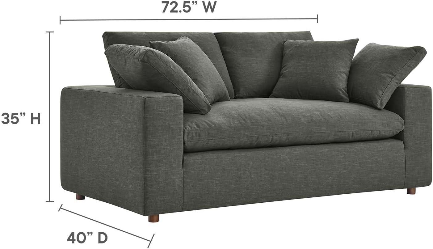 Commix Down Filled Overstuffed Loveseat