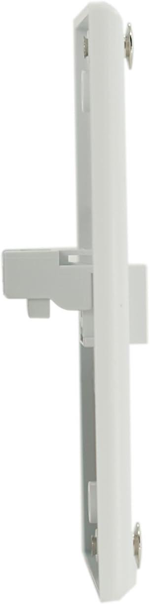 White Oversized Keystone Wall Plate with Phone Jack