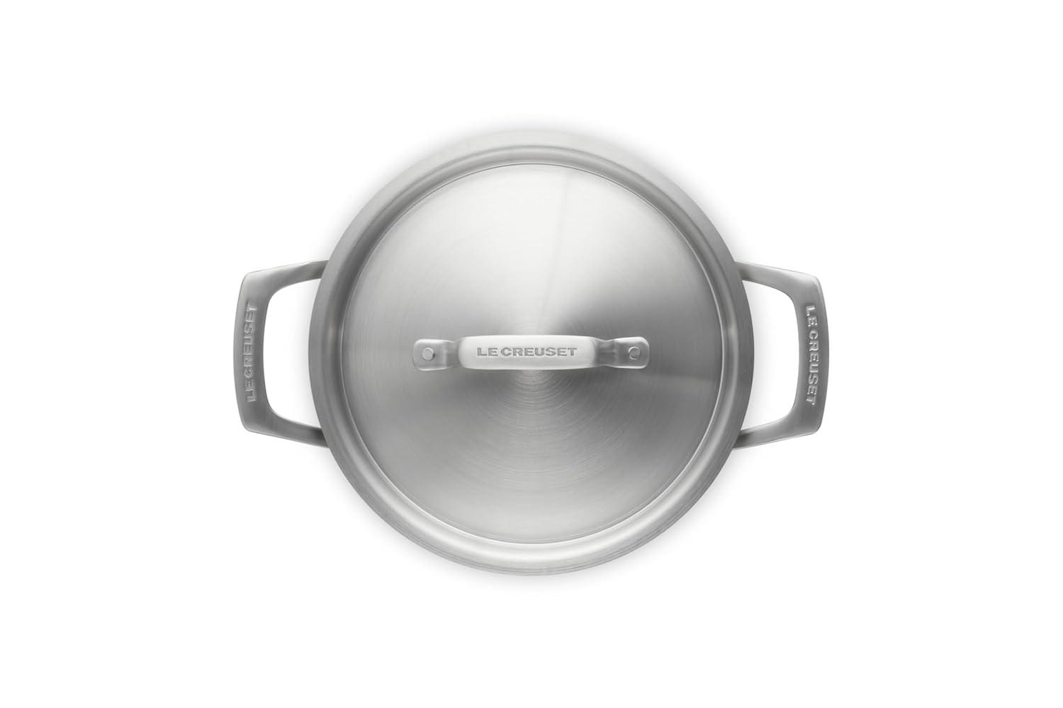 Le Creuset ® Essential Stainless Steel 4-Qt. Deep Covered Stockpot
