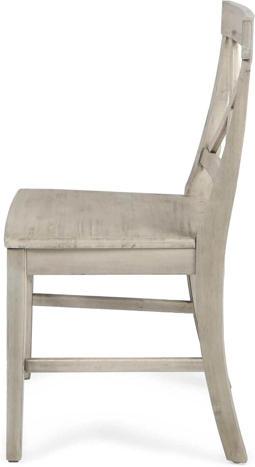 Kaniz Farmhouse Acacia Wood Dining Chairs