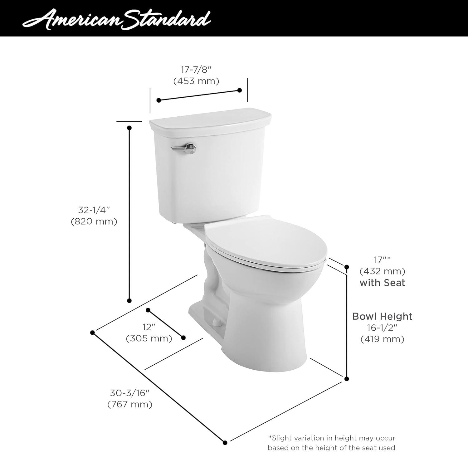 VorMax Dual Flush Elongated Toilet Bowl